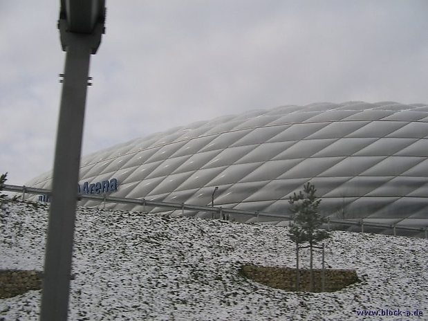 Arena vom Parkhaus