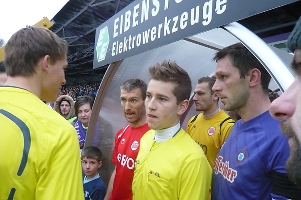 Kurz vorm Einlauf