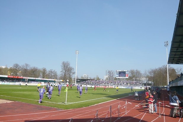 Einlauf zur 2. Halbzeit