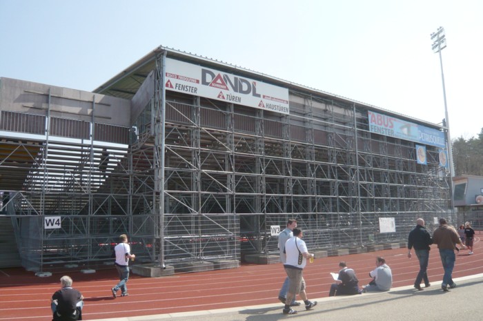 Rückansicht Heimblock-West Burghausen