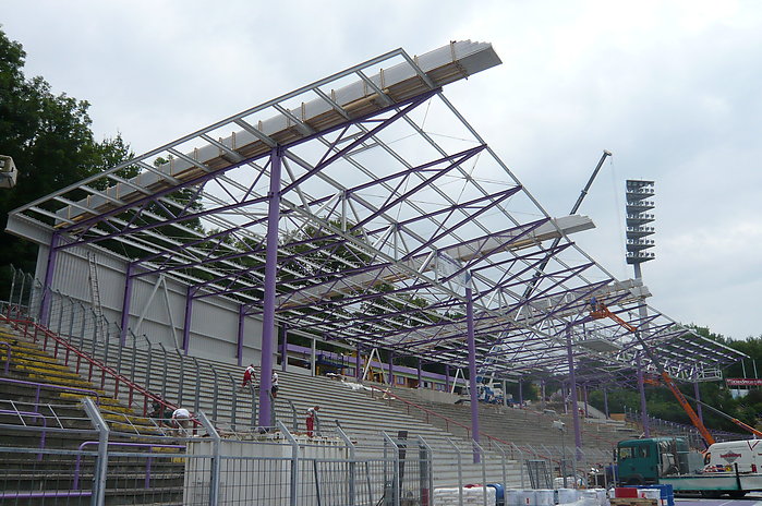 26.07.2010 Blick aus dem Innenraum.