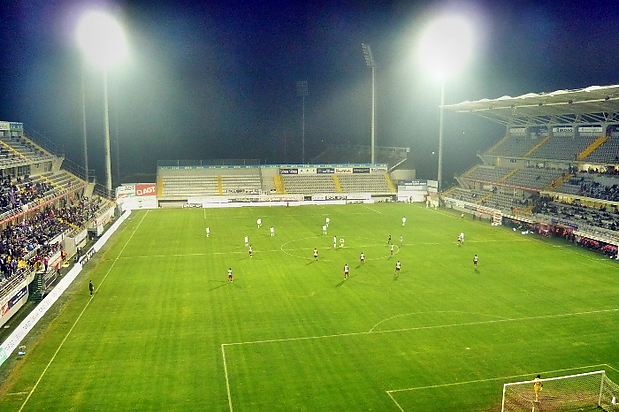 Spiel im Marden Stadium Bremen gegen Trabzonspor (1-1)