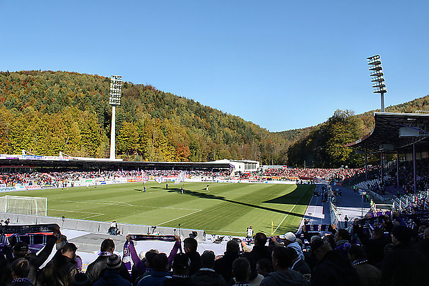 Blick aus Block A.B. kurz vor dem Spiel