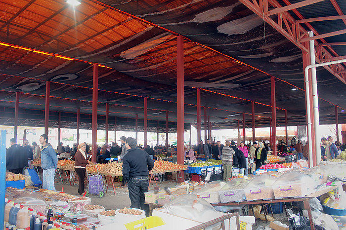 68.Gemüsehalle auf dem Markt in Manavgat