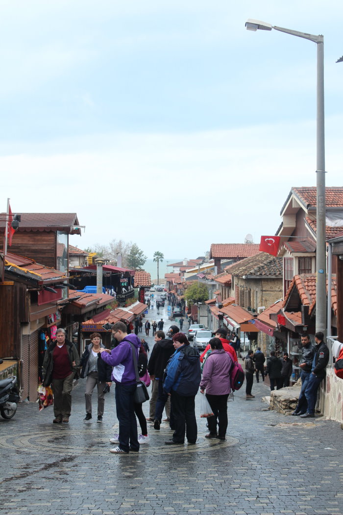 Einkaufsstraße in Side