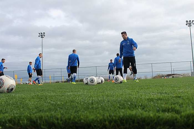 Letztes Training am Dienstag