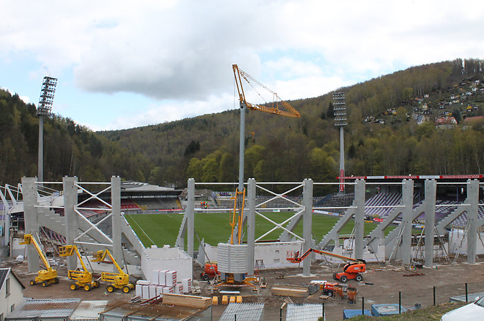 24.4.2016 Derby gegen den Chemnitzer FC. Foto: Burg