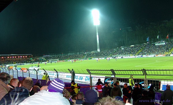 Blick aufs Spielfeld