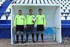Schiedsrichter Kollektiv gegen KS Cracovia. Abdullah Bulut, Murat Dost und Iker Kaya. v.l.n.r.
